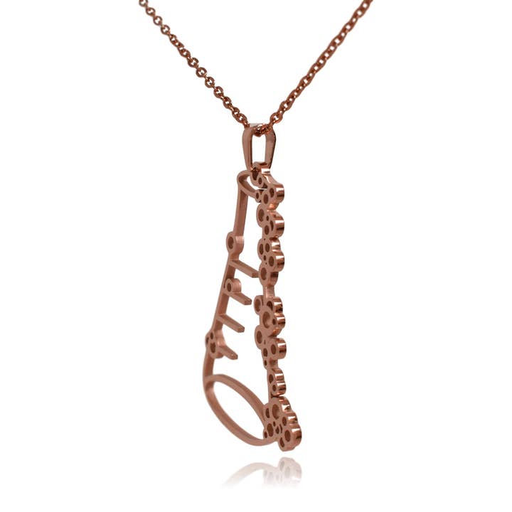 Clayton Jewelry Labs - Wholesale Pendant/Charm Necklace - Erlenmeyer Flask Stainless Steel Pendant Necklace7