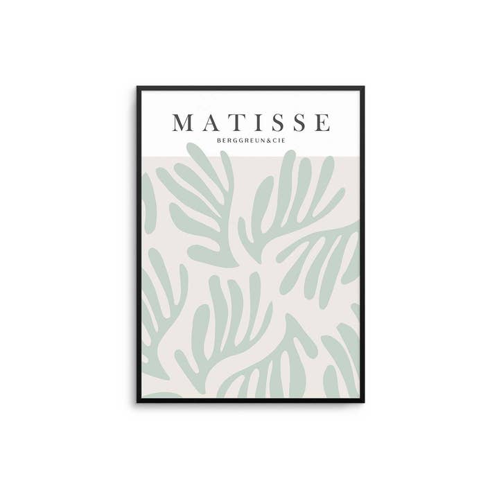Matisse Algue Formes Print for engroshandel hos D'LUXE PRINTS