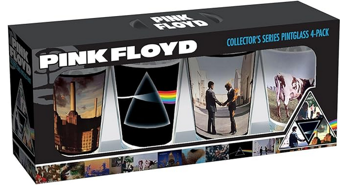 Gypsy Rose - Wholesale Beer Glass/Mug - Pink Floyd Album Covers 4 Pc Large Pint Glass0