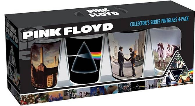 Gypsy Rose - Wholesale Beer Glass/Mug - Pink Floyd Album Covers 4 Pc Large Pint Glass