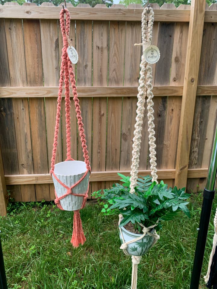 Macrame Plant Hanger // Macrame Planter // The Carol Planter for wholesale by KnotEM Macrame