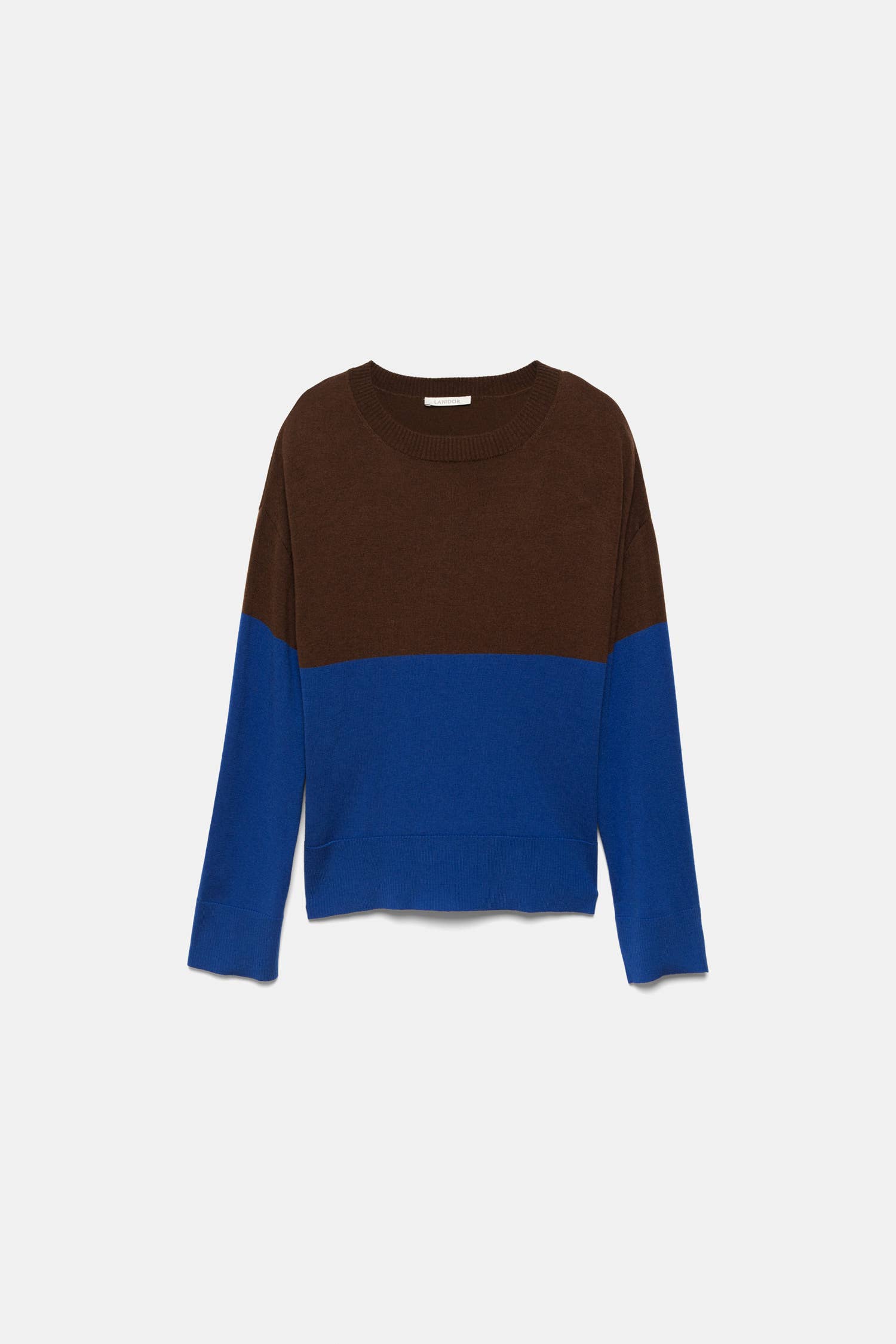 Lanidor - Wholesale Knit Sweater - Women's - Bicolour Knit Sweater (437281-19)3