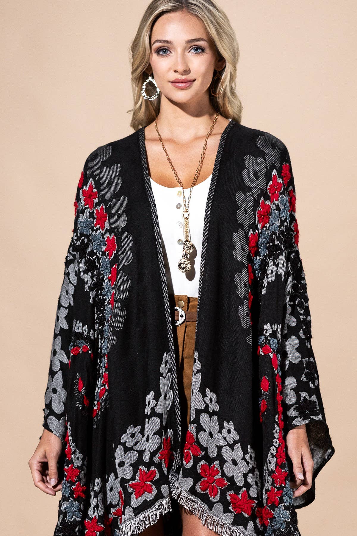 Black Ruana for wholesale on Faire2