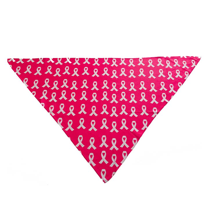 Bandana rose à nouer pour chien pour la vente par Cutie Ties