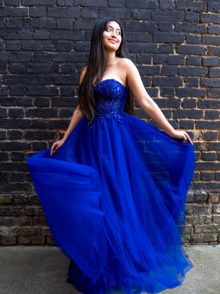 SELENE COUTURE AMARA JEWE TULLE BALLGOWN - STYLE 1223 for wholesale by SELENE COUTURE