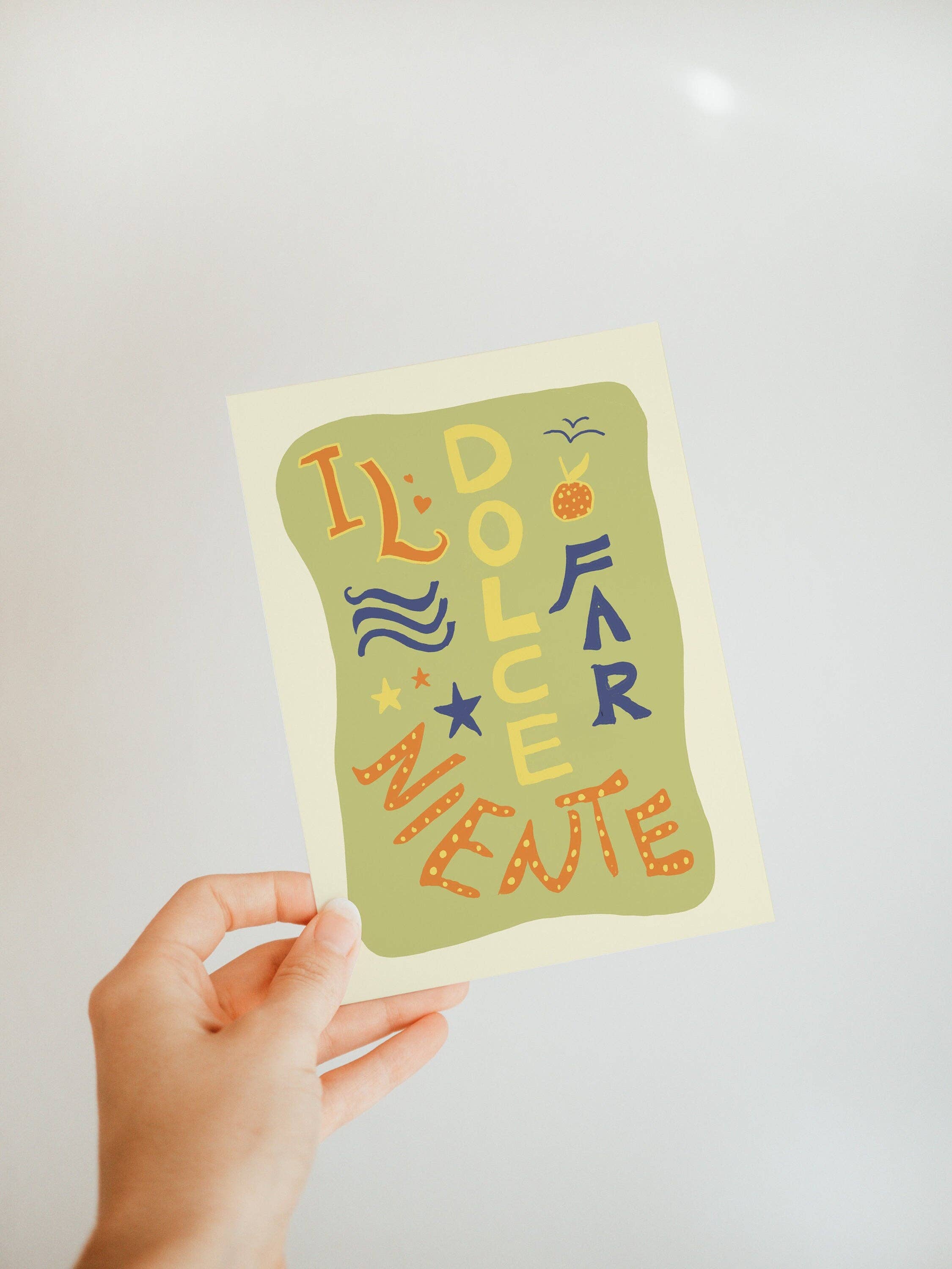 Studio Dolci – Großhandel Postkarten-Set – POSTKARTEN-SET MIT 5 KARTEN - GELATO & AMORE7