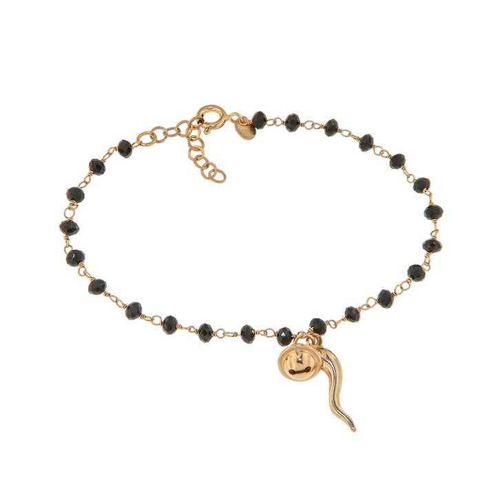 BRACELET EN CRISTAL AVEC CORNE pour la vente par GENNY.PI Gioielli Milano