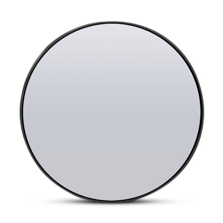 Runder Spiegel 36 aus roter Eiche Essence | Onyx für den Großhandel von Humble Nature