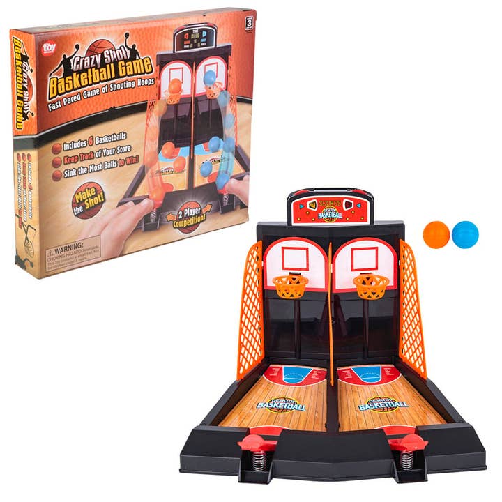 9" DESKTOP BASKETBALL LLB kids toys for wholesale by La Luna Bella - Toys