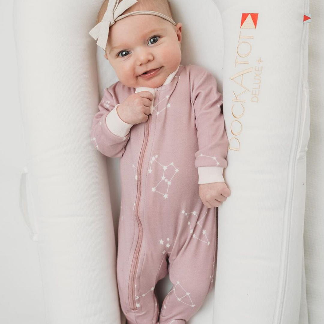 ZippyJamz - Wholesale Jumpsuit - Baby - Galaxy Love - Pink - Babysuit - Footed3