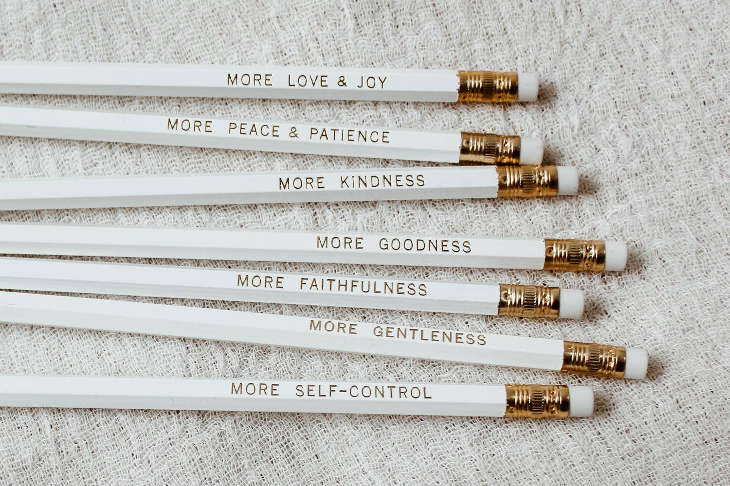 everglow handmade - Wholesale Pencil - The Fruit of the Spirit Set | Encouraging Faith Pencils
