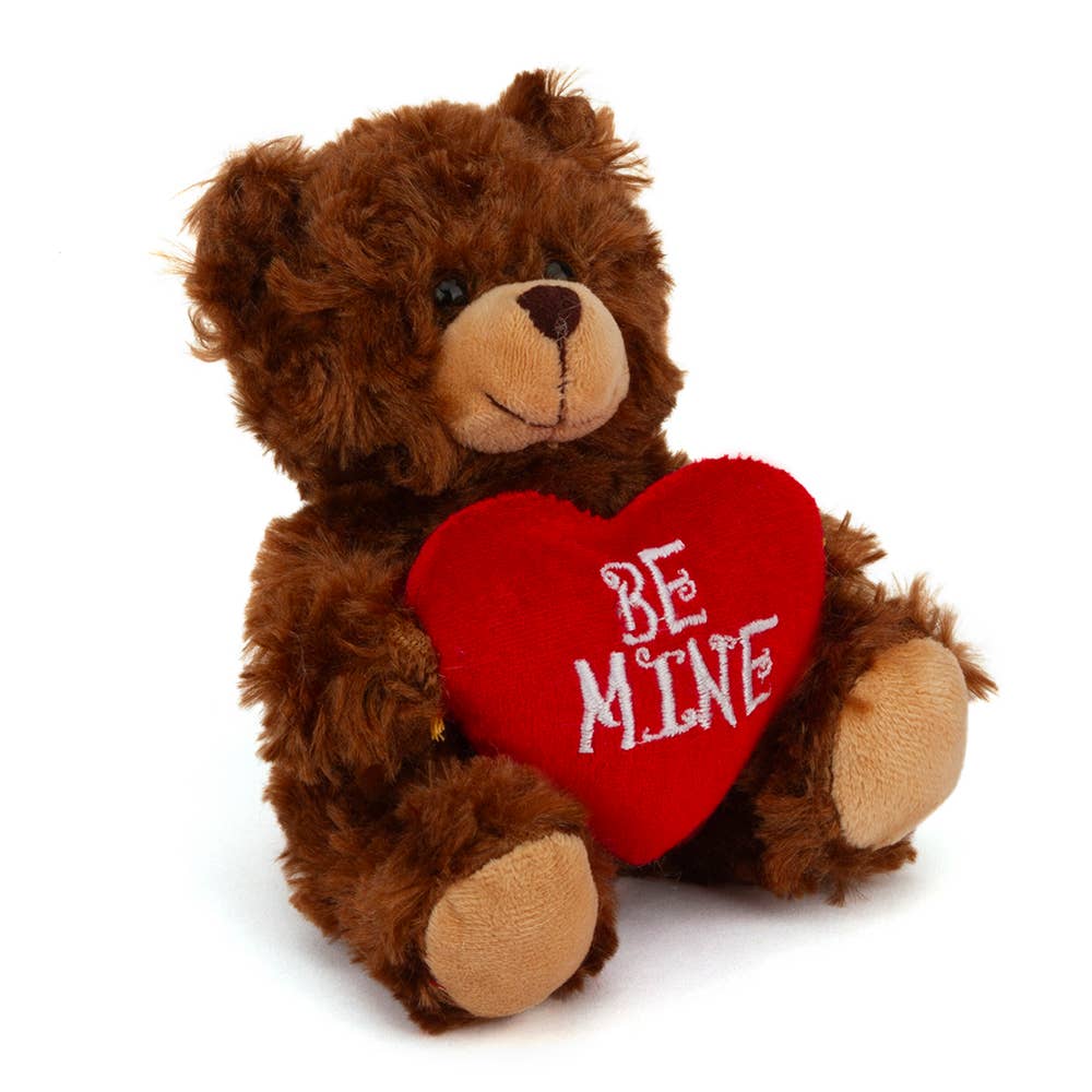 Plushland – Engroshandel Plyslegetøj - Børn og baby – 15 cm & 23 cm Valentine Teddybjørn | Bjørn med "Be Mine" Hjerte12