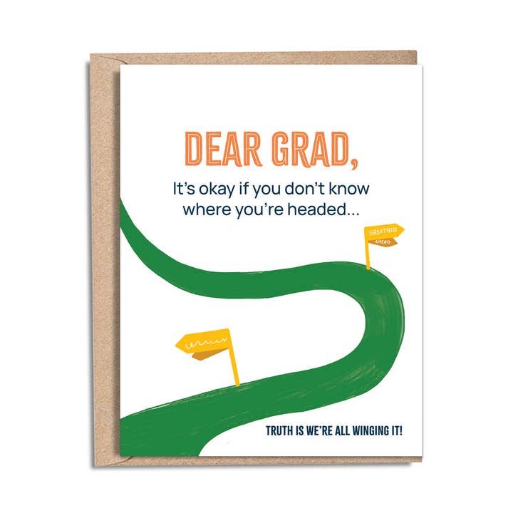 Graduation Path wenskaart voor wholesale door Goods Made by Digitrillnana