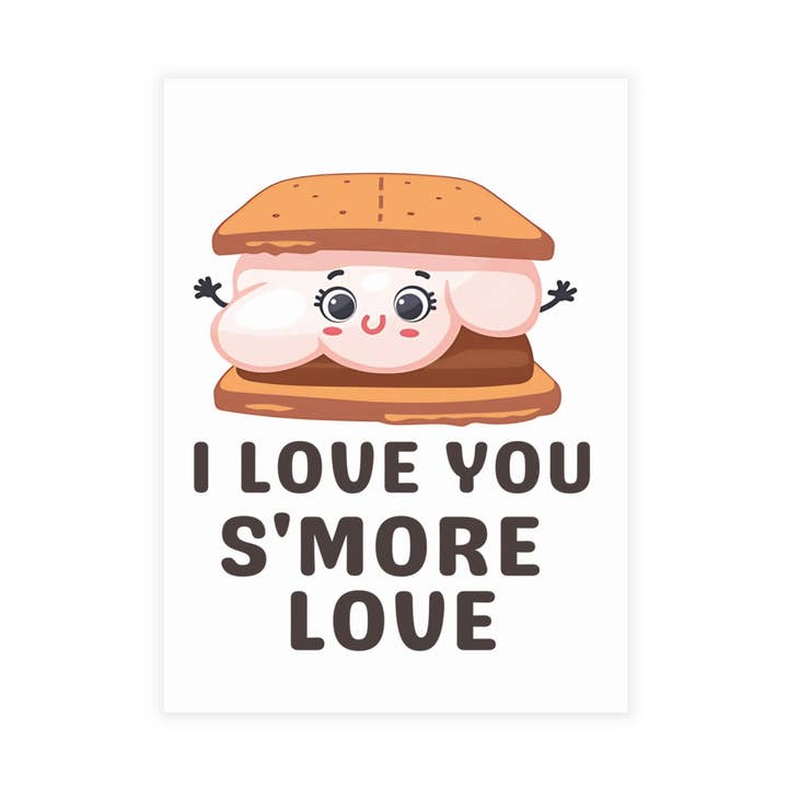 I Love You S'more Love | Grußkarte für den Großhandel von Nefer Designer Candles & Home Decor