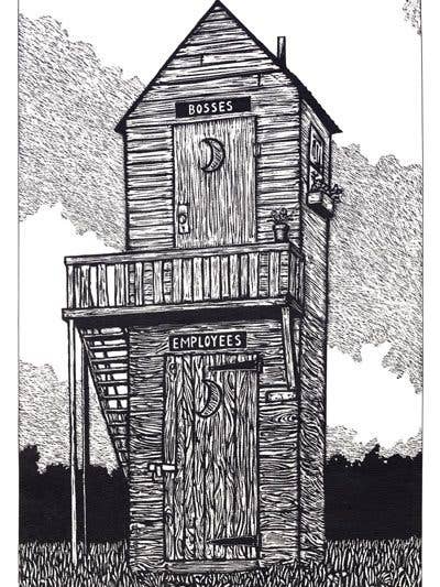Outhouse (Poster) for wholesale by Ricardo Levins Morales Art Studio