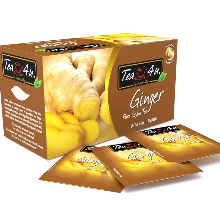 Tea4u – wholesale Tea bags – Ginger Black Tea