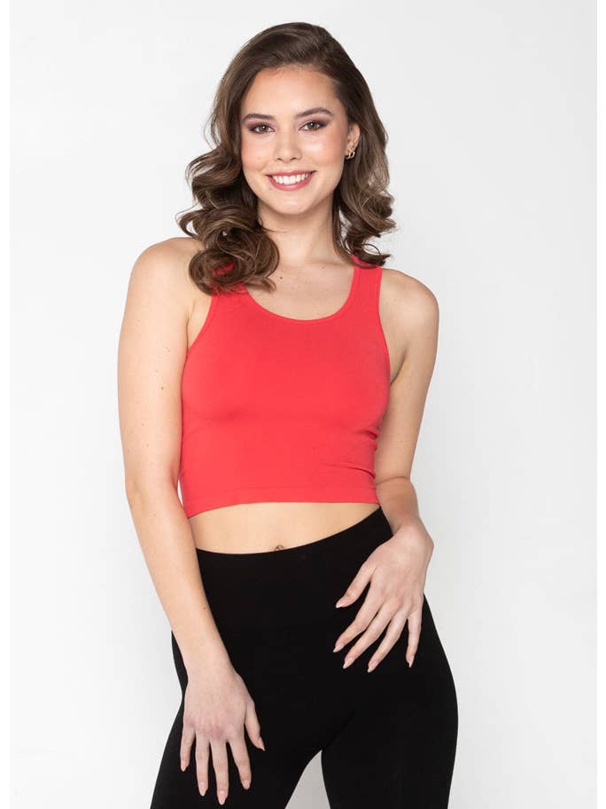 C'est Moi Clothing Co - Wholesale Tank Top - Women's - Bamboo Crop Tank Top- CEBT110515