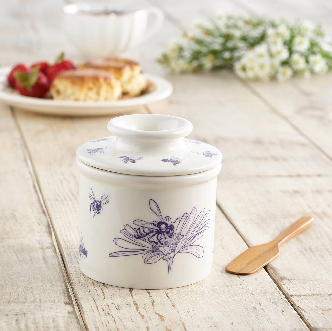 The Original Butter Bell® Crock - Wholesale Butter Dish - The Original Butter Bell® Crock - Farmhouse Honey Bee 5