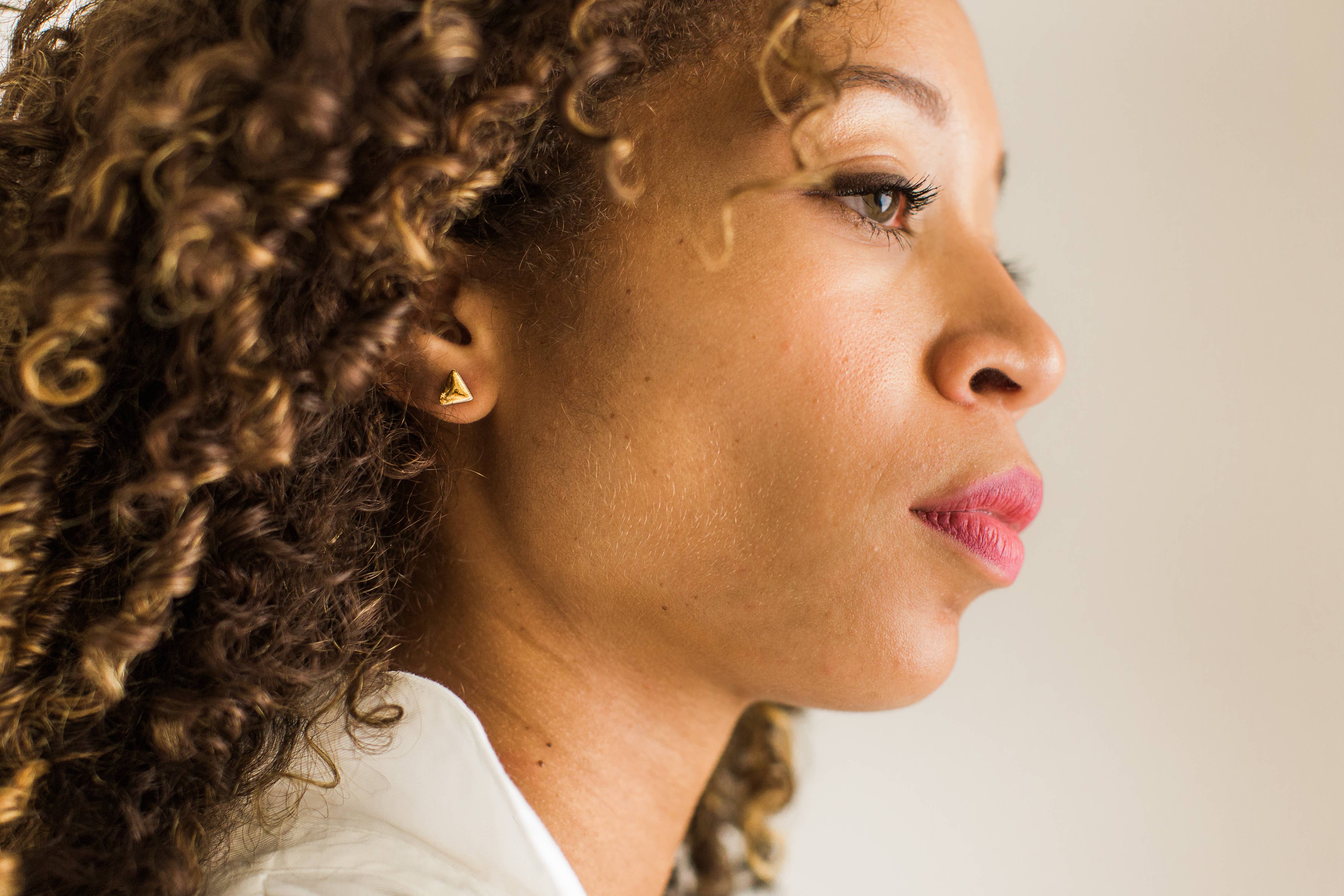 Jenna Vanden Brink Ceramics - Wholesale Stud/Post Earrings - Triangle Studs2