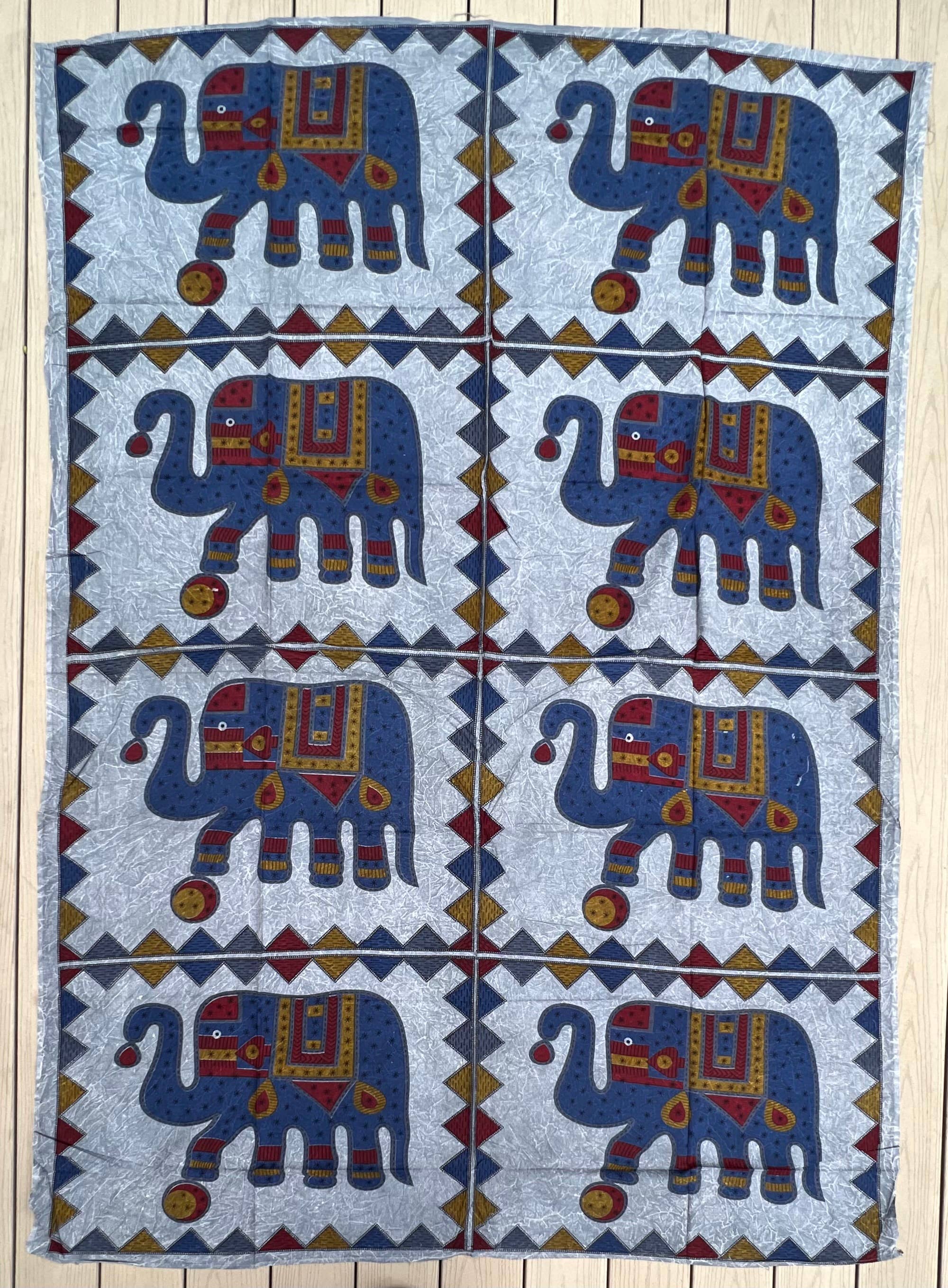 Lungta Imports - Wholesale Tapestry/Textile - Indian Elephants Tapestry Wall Decor Beach Throw4