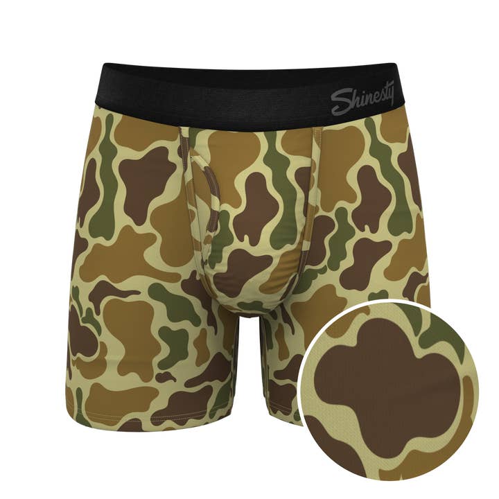 Shinesty, Inc - Venta al por mayor Ropa interior - Hombre - The Chameleon | Duck Camo Ball Hammock® para ropa interior con funda