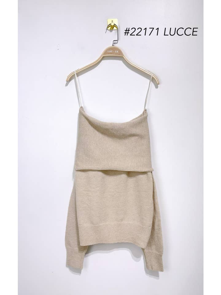 LUCCE - Venta al por mayor Jersey de punto - Mujer - Hombro levantado - 22171