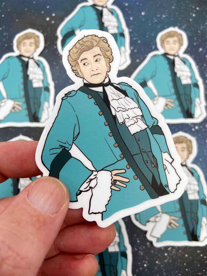 Vinyl Decal - Stede Bonnet - Our Flag Means Death for wholesale by The Red Swan Shop