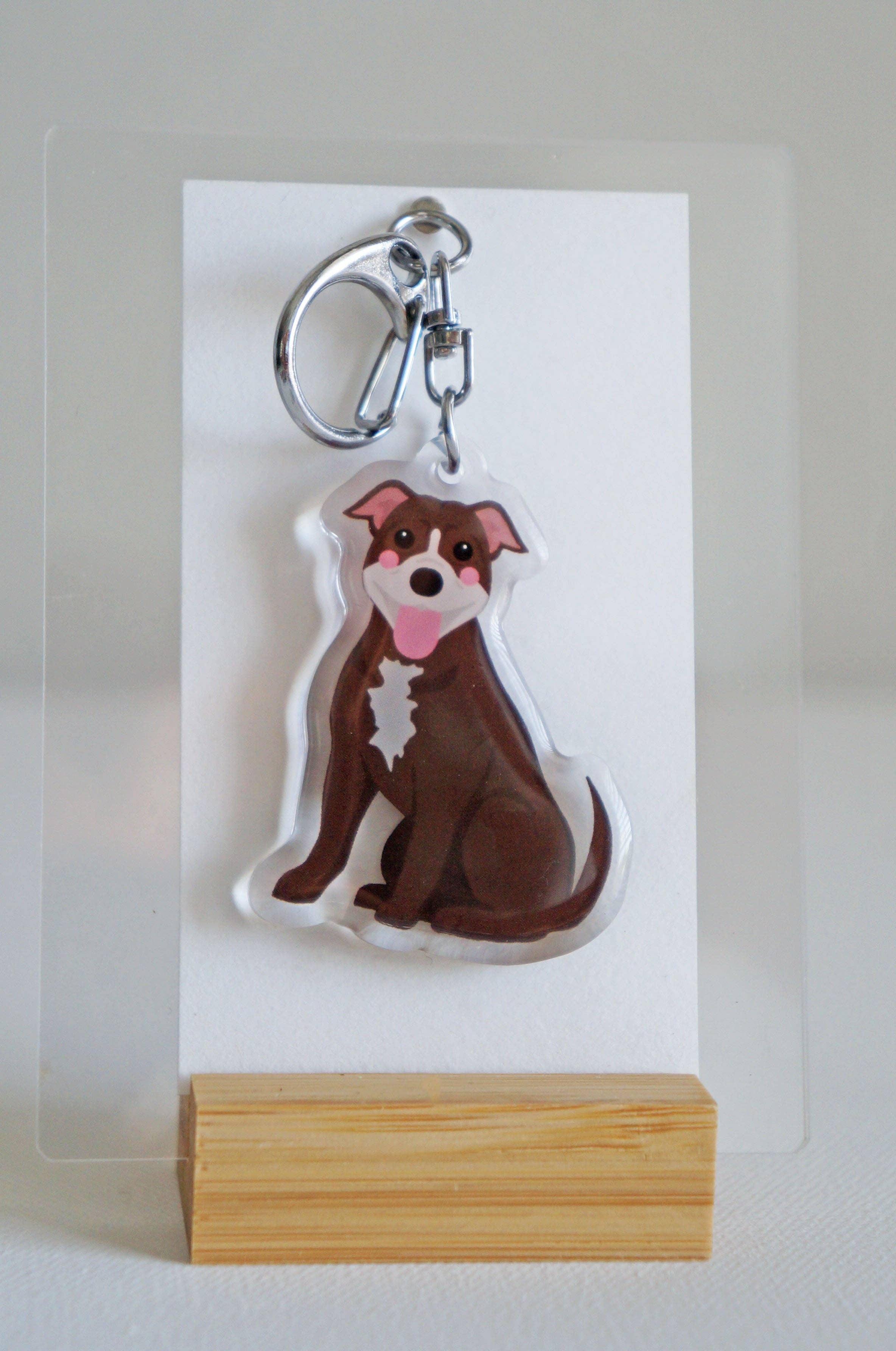 kiwi & WILLOW - Wholesale Keychain - Unisex - Pitbull Epoxy Keychain10
