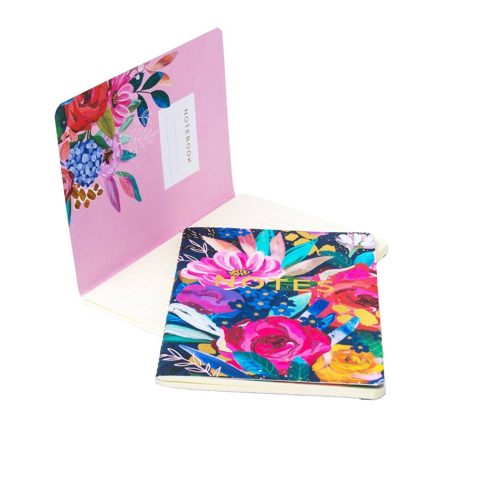 Diesel & Dutch - Wholesale Notebook - Wildflowers Pocket Notebook 2pk - Asst Designs [123