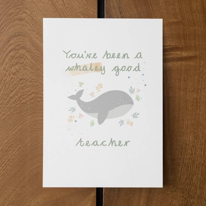 Whaley Good Teacher ( Thank you teacher) for wholesale by Paperleaf Studios
