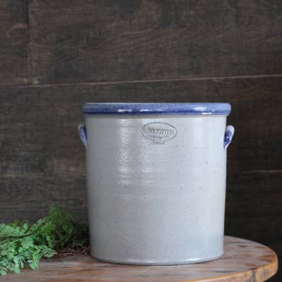 Simply Rowe Two Gallon Crock for wholesale by Rowe Pottery
