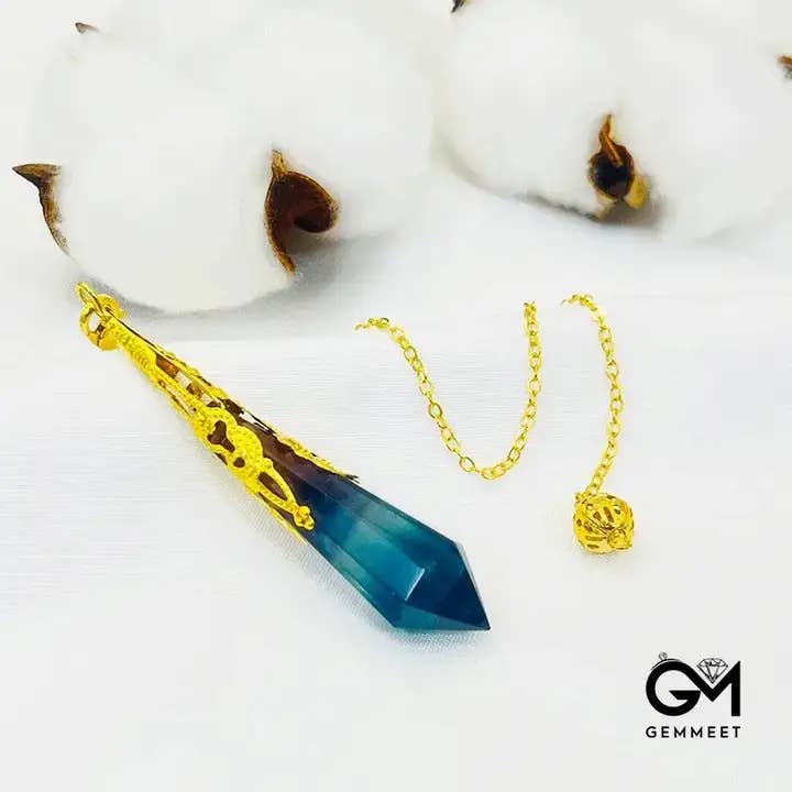 GemMeet - Wholesale Individual Charm/Pendant - Fluorite FM Spiritual Energy Hexagon Pendant