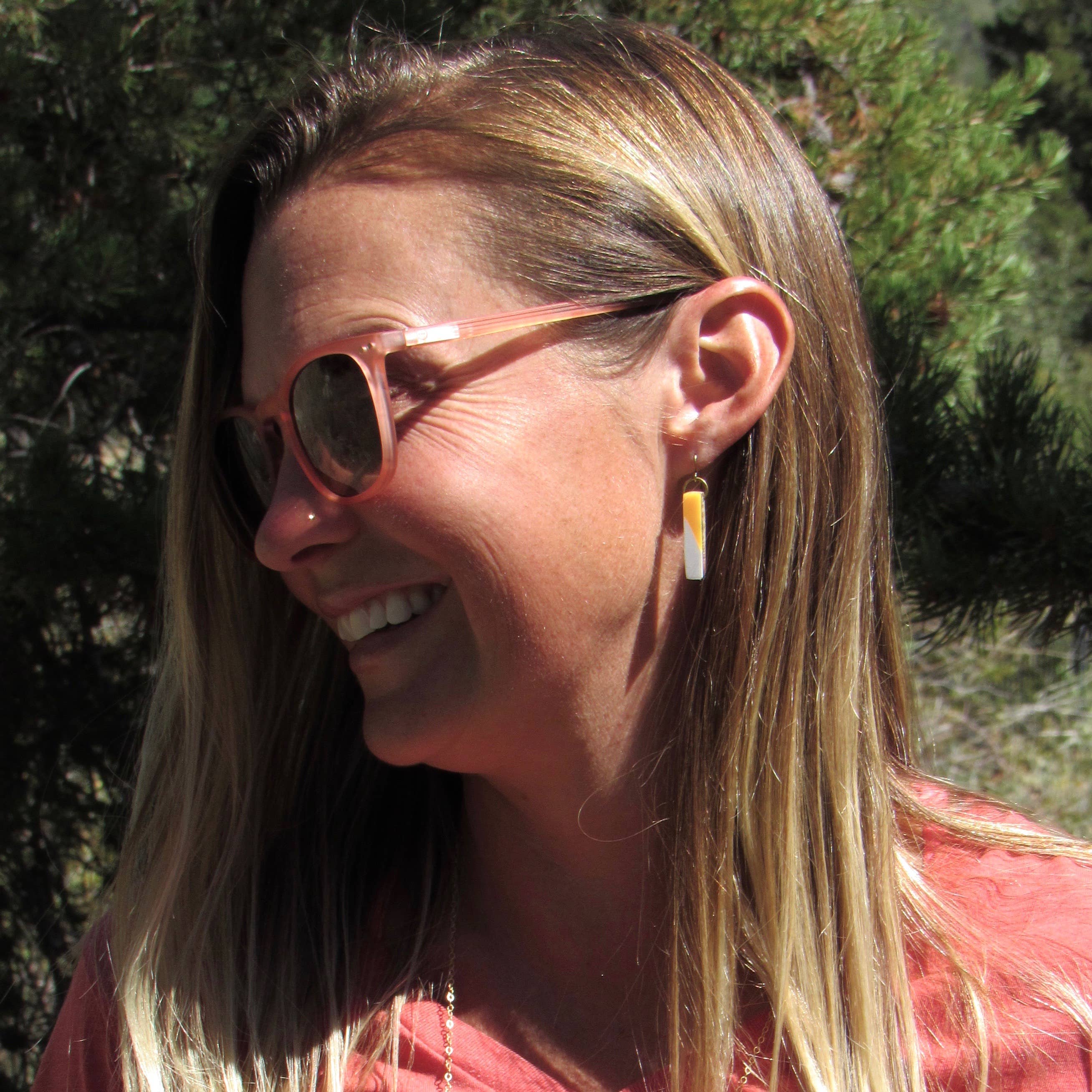 Après Ski Jewelry - Venta al por mayor Pendientes colgantes - Pendientes Ski Shorty - Plata de Ley2