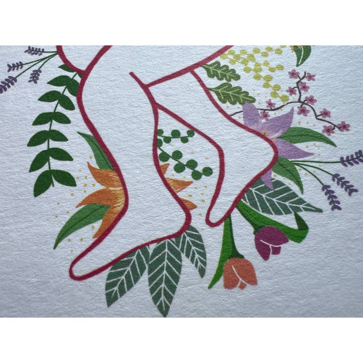 Georgina Doodles – wholesale Baby card – Breastfeeding Mother Greetings Card | Digital illustration1