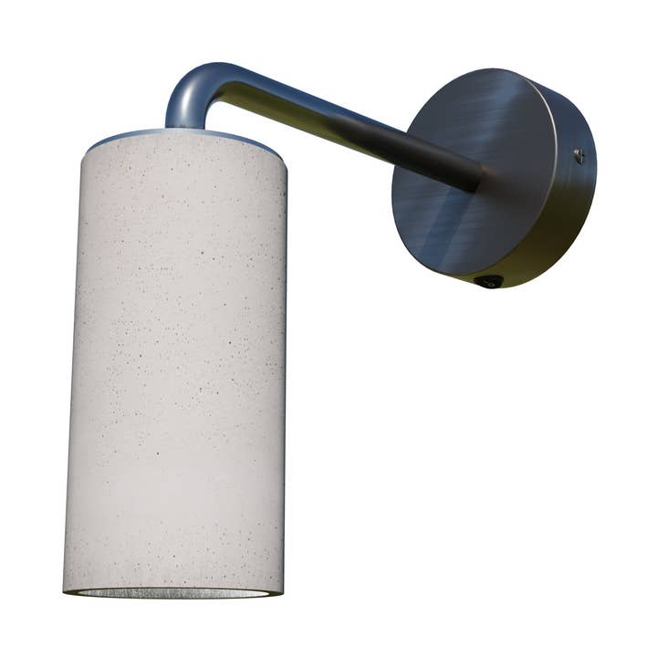 Lampe murale Betoniq « Donoma 90" 1 flamme argentée pour la vente par TIVENDIS