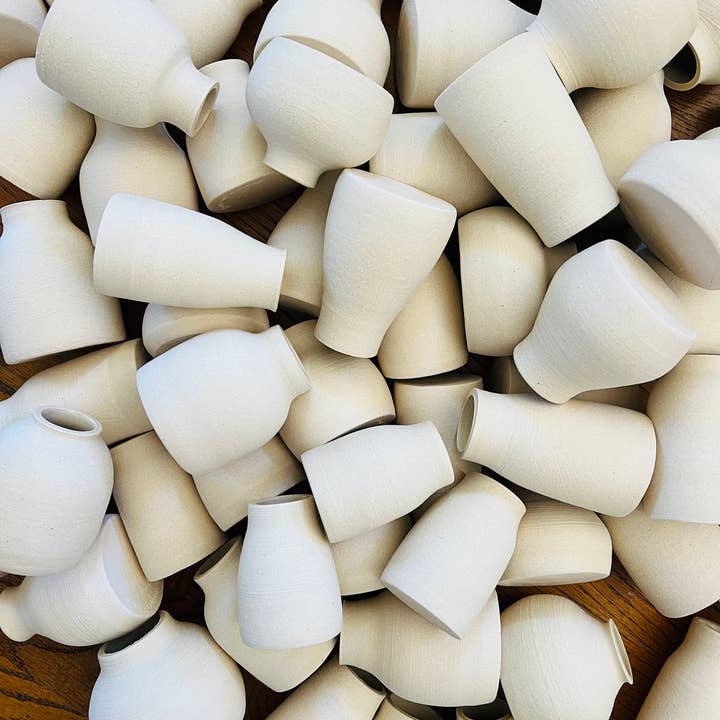 Bowman Ceramics - Wholesale Vase - Stone white bud vases13