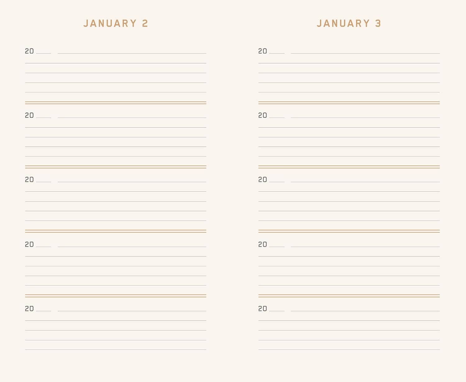 Chronicle Books - Wholesale Journal/Diary - Charcoal Canvas One Line a Day5