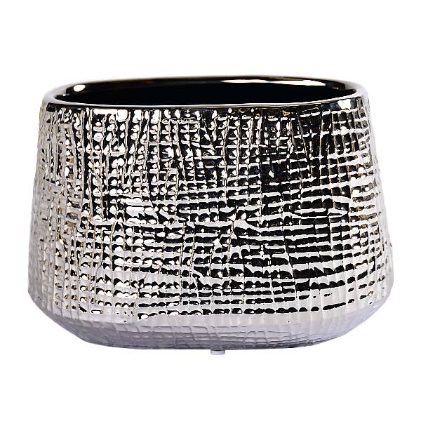 Vasesource - Wholesale Vase - Oval Textured Ceramic Vase (TULLE5)4