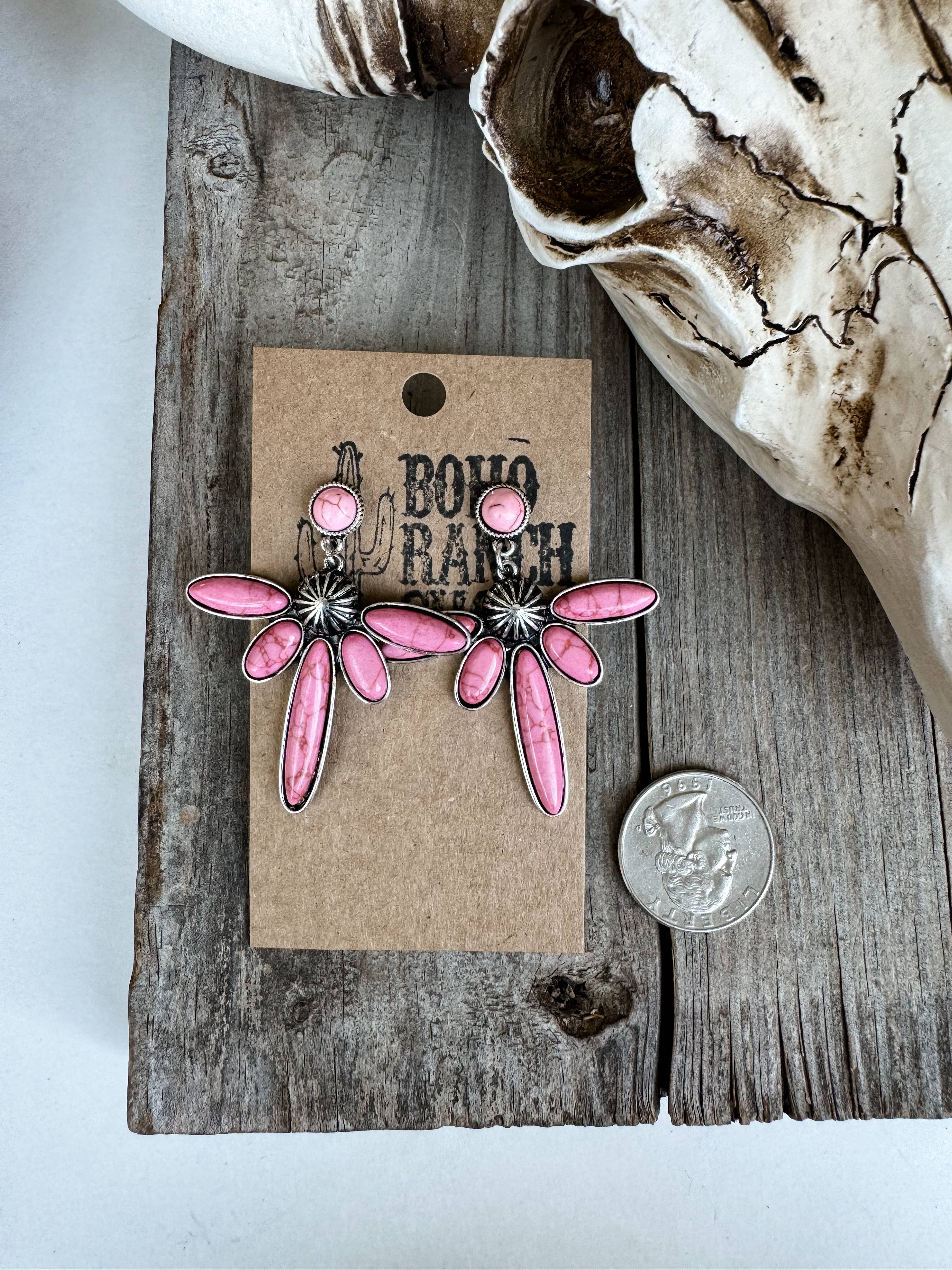 Boho Ranch Shop - Wholesale Stud/Post Earrings - Thunderbird Stud Western Earrings2