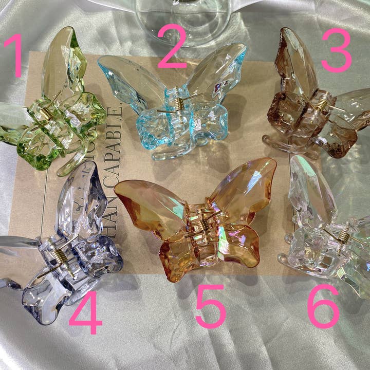LadyJuneAccessories - Wholesale Hair Clip - Women's - *SALE* Hair clip claw ,Butterfly, Large Hair Clips, Gift
