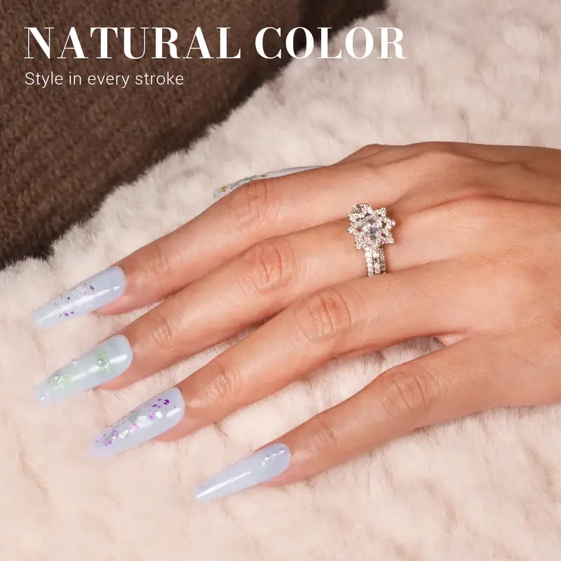 MELODYSUSIE – wholesale Nail polish – Jeweliver Jelly Gel Nail Polish - Light Blue JM014