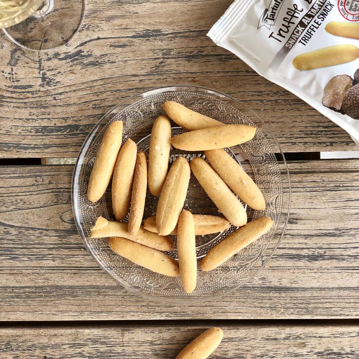 TartufLanghe - Wholesale Crackers - Truffle Bite: Mini Grissini Breadsticks With Truffle 3.53 Oz