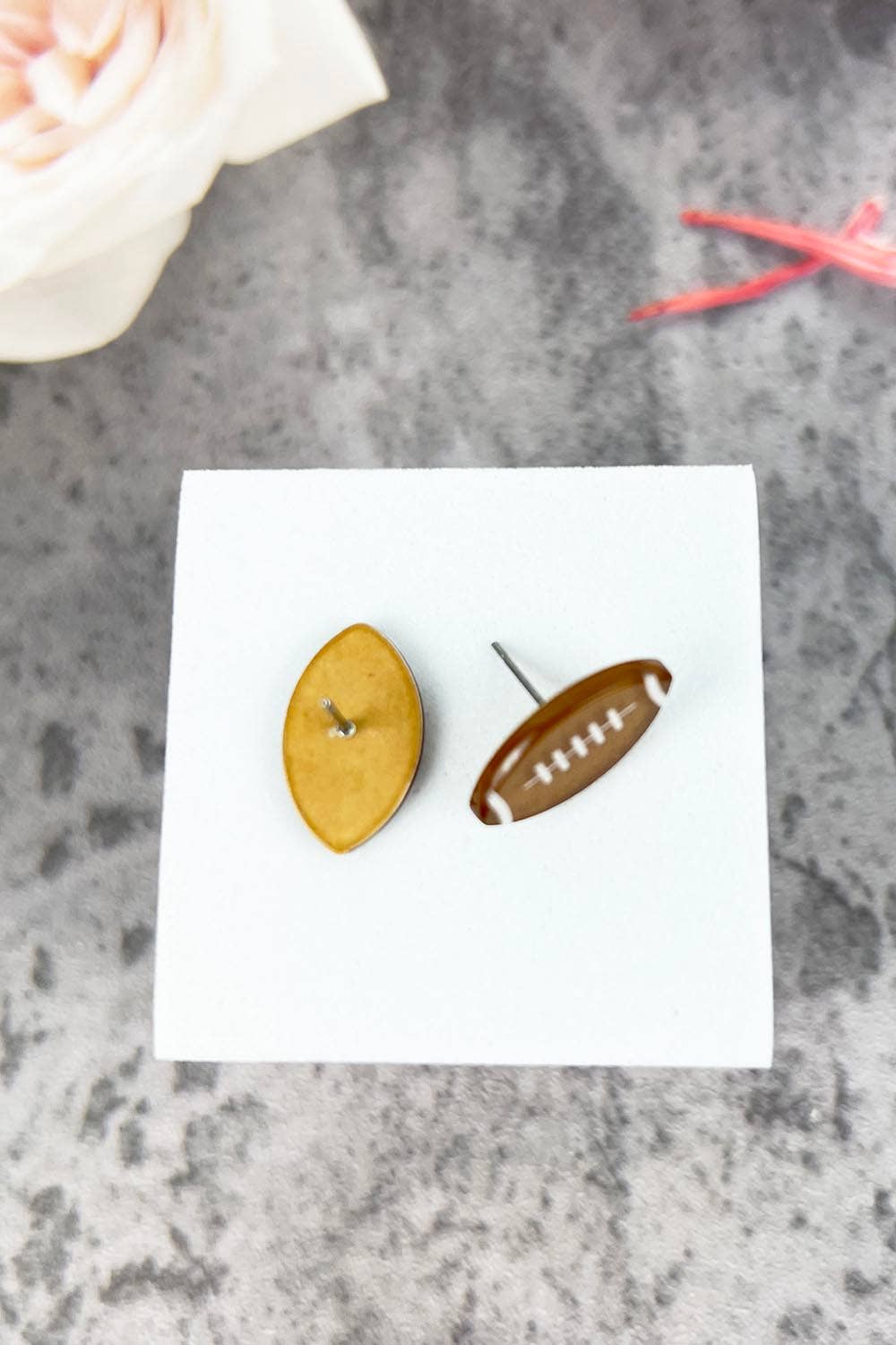 JHP Collection - Wholesale Stud/Post Earrings - VARIETY OF SPORTS BALL EPOXY MINI STUD EARRINGS9