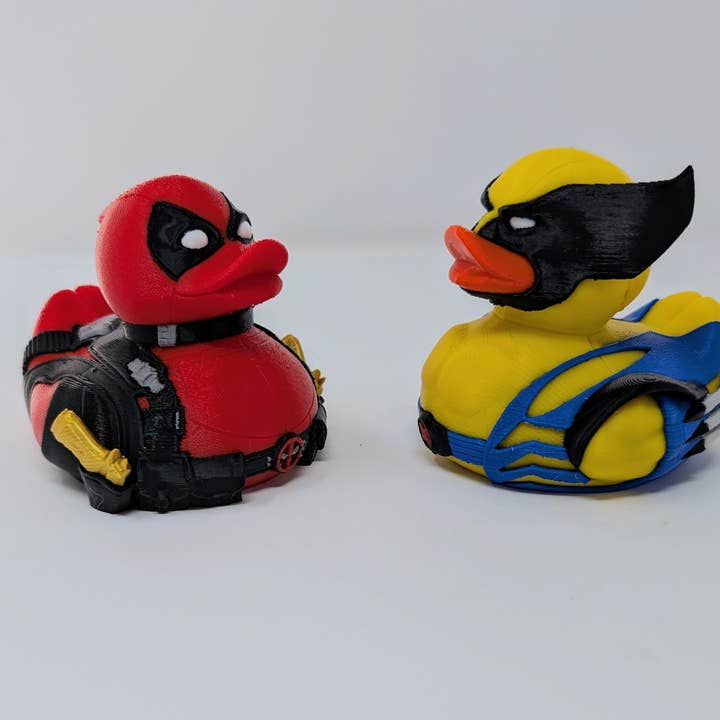 Giant Turtle Creations - Wholesale Decorative Figurine - Deadpool And Wolverine Ducks