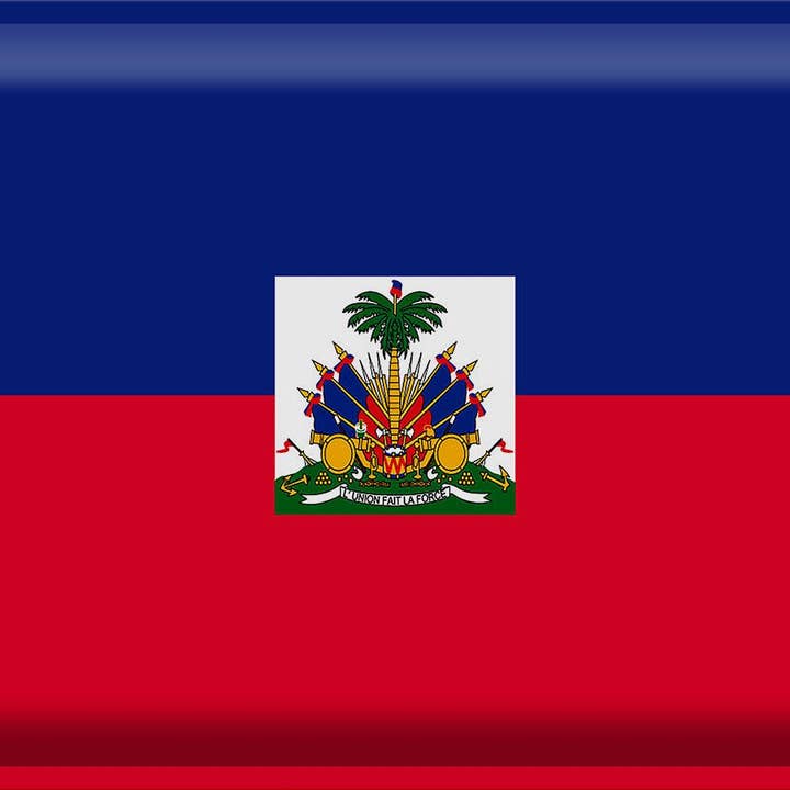 Haitian flag 40 x 30 cm metal sign of Haiti decorative sign tin sign for wholesale by Femer