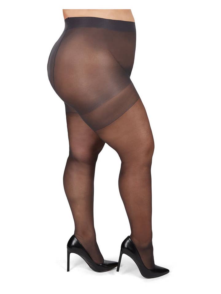 Infinity Classics International Inc. – Großhandel Strumpfhose – Damen – meMoI Energizing Plus Size Curvy Control Top Strumpfhosen4