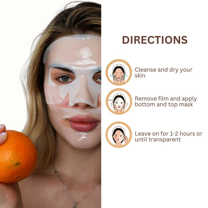 Maskeraide - Wholesale Skincare Face Mask - Vitamin C Melting Mask | Hydrogel Mask