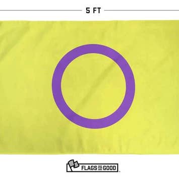 Flags For Good - Vente Drapeaux - Drapeau de la fierté intersexuée