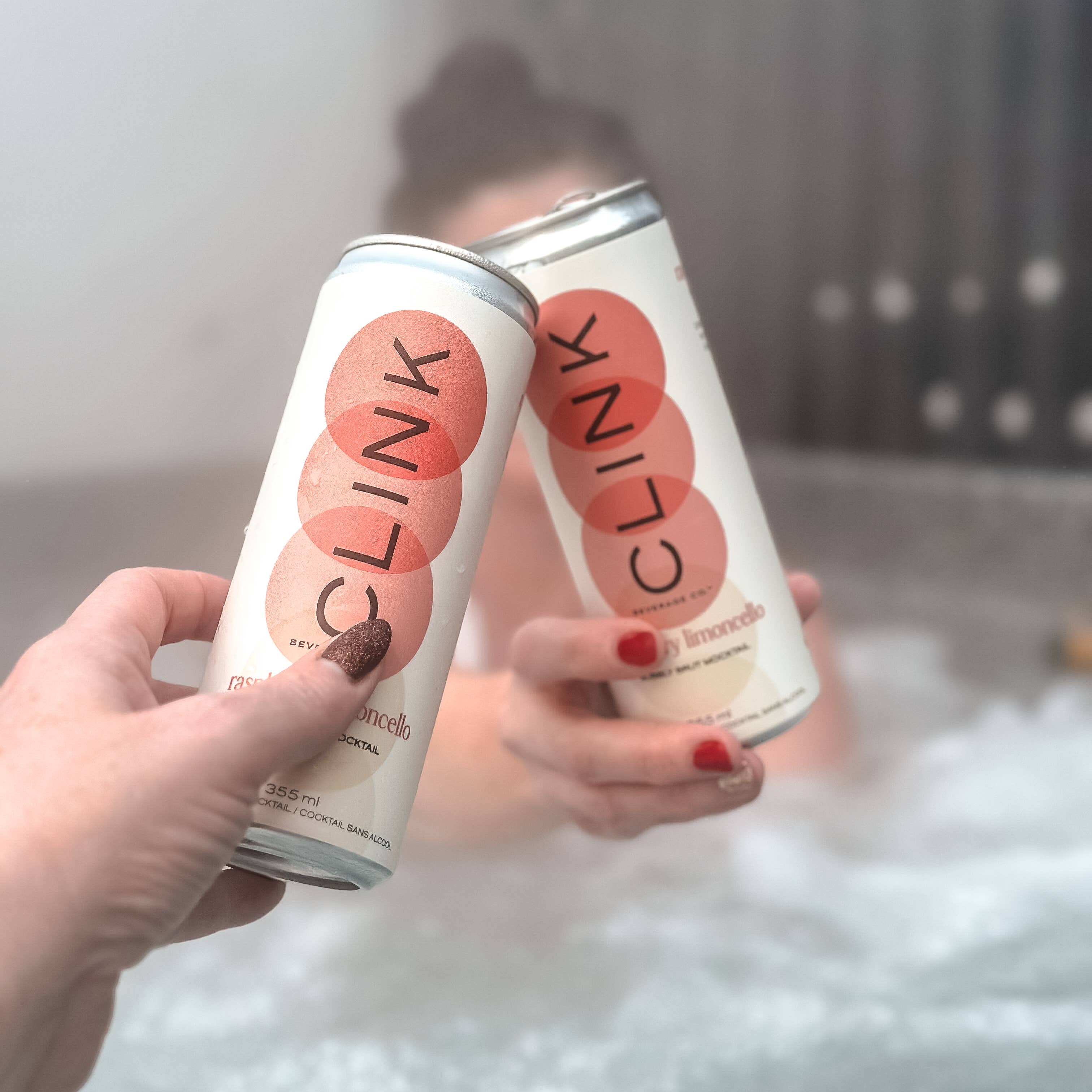 Clink Beverage Co. - Vente Apéritifs sans alcool/mocktails - Mocktail pétillant framboise limoncello brut sans alcool2