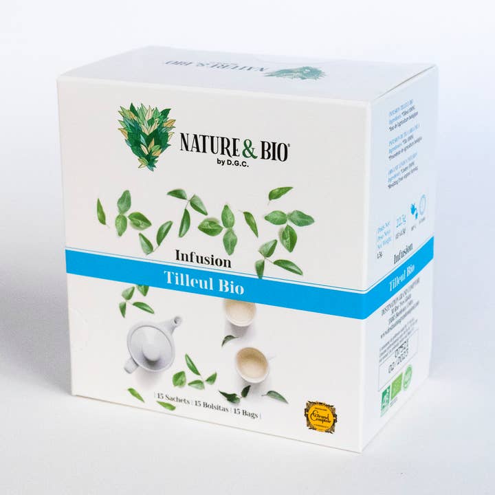 Infusion Tilleul Bio x15 infusettes Nature&Bio By DGC pour la vente par Destination Grand Comptoir
